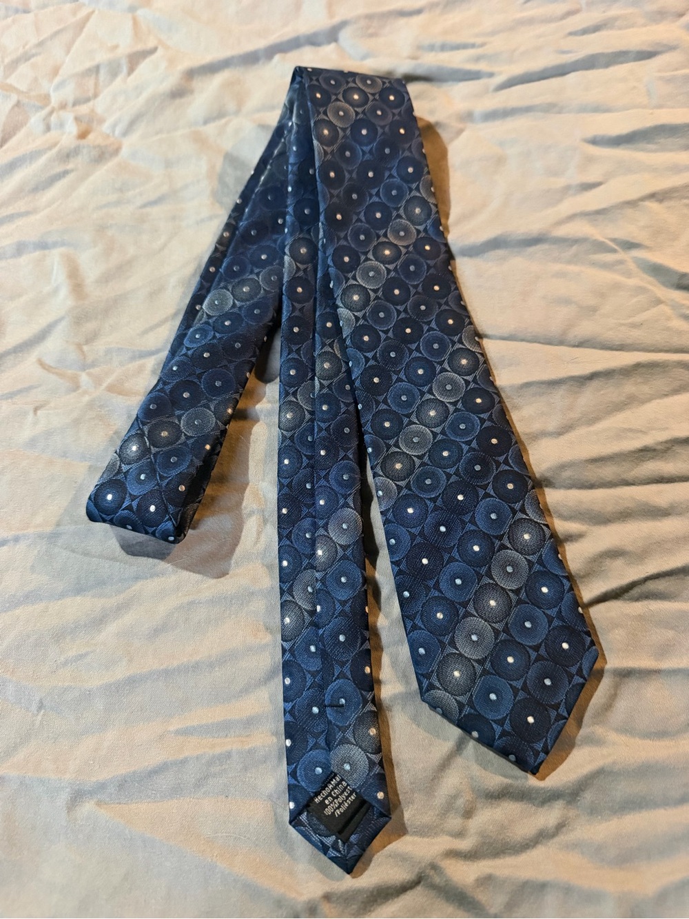 Van Heusen Blue Patterned Silk Tie